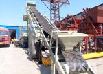 Professional Mobile Concrete Batching Plant Movable 25m3 Ready Mixed Precast