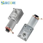 Hall Encoder Dc Worm Gear Motor 180rpm 24V Dual Phase 12W With Self Lock