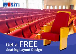 Wholesale Wooden Armrest Auditorium Theater Chairs Folding Audience Seat from china suppliers
