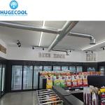 Online Service Glass Door Walk In Cooler For Vegetable Fruit Refrigerator