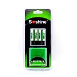 Soshine 1.2V Ni-MH Rechargeable 10440 AAA/Micro 900mAh 4pcs