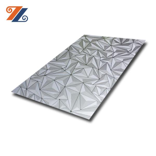 Embossed 201 304 316 Stainless Steel Sheet For Wall Decoration
