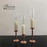 Black Metal Taper Candle Holders Candlesticks Candelabra 3 Pcs Set 54cm