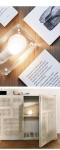 Nordic House Design Ice Table Lamp for Bedroom Children's Study Crystal Glass