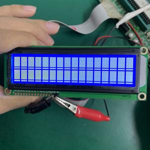 Wholesale 16*2 Big Size STN LCD Module Negative Blue Monochrome With IC ST7065 from china suppliers