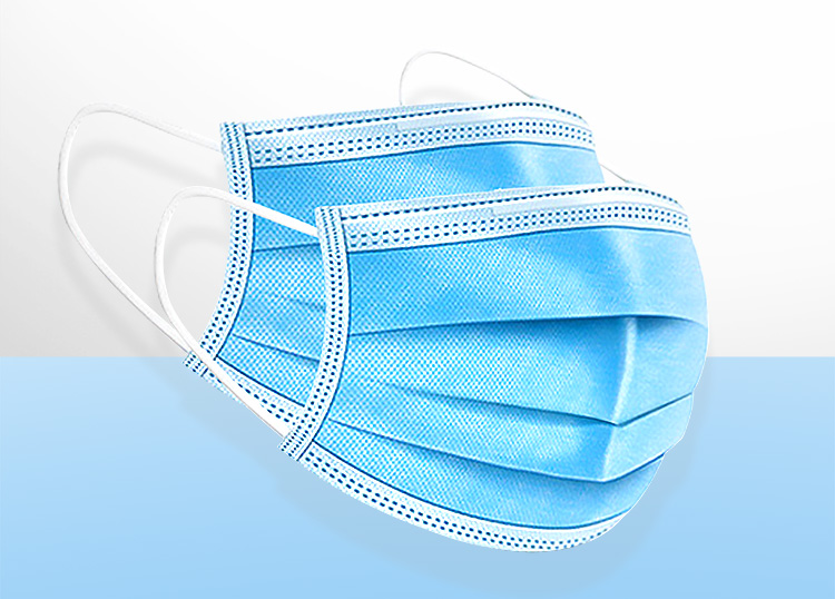 2020 Hot Sale daily protection mask 3-ply disposable face mask with FDA CE