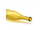 Dark Yellow Lead Free Glass Empty Glass Wine Bottles 750ml Custom Wine Bottle