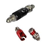 Universal Year Standard 3AN Black Aluminum Quick Release Dry Brake Line Coupling