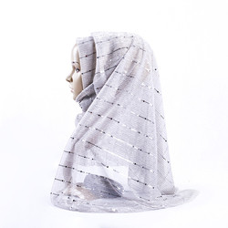 Breathable Imitation Silk Material Muslim Jersey Hijab Beautiful Shiny Solid