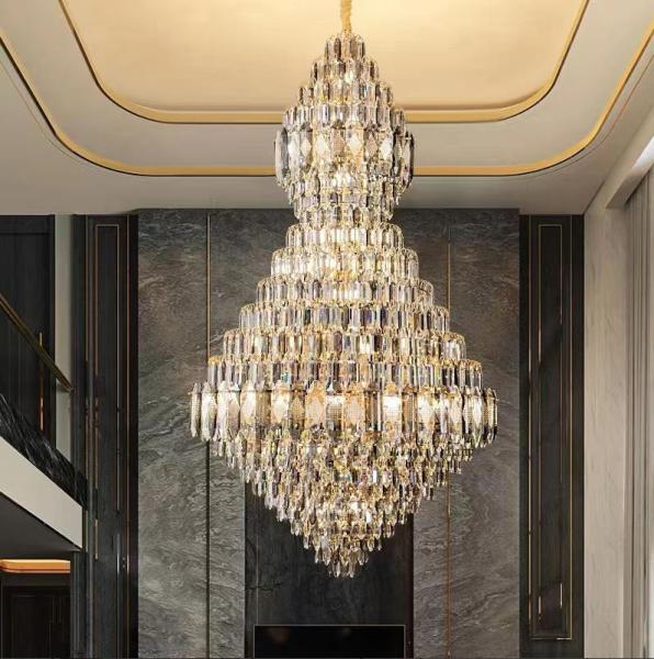 JYLIGHTING Post-Modern European Light Luxury Villa Living Room Crystal