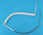 PUR Sheath Curly 30V 3 Core Coiled Cable , 24AWG Spiral Coiled Ethernet Cable