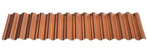 China Decorative Copper Corrugated Roofing Sheets Easy Cleaning on sale