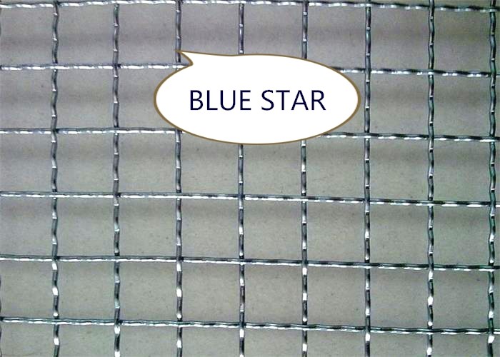 Galvanized / Carbon Steel Wire Mesh Single / Double Intermediate Weave Pattern