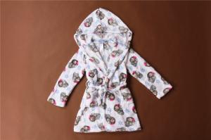 Wholesale Cute Printed Childrens Towelling Bathrobe Soft Touch Bath Gown For Kids from china suppliers