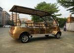 Yellow Plastic Bus Seats 4kw Electric Tourist Bus With 600kg Payload Good For