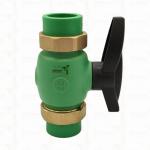 PPR Union Ball Valve Full Bore Ppr Double Union Ball Valve Exposed Installation