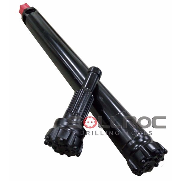 High-Efficiency DTH Drill Bit with Carburized Steel and Carbide for 57mm to 660mm Diameter Applications