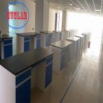 School Chemistry Lab Bench Stainless Steel Hinge OEM ODM Server Type