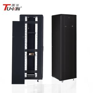 Wholesale Mobile Lockable Server Cabinet , Floor Standing Comms Cabinet 27u Server Rack from china suppliers