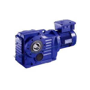 Wholesale S87 S97 Vertical Helical Worm Gear Motor Reducer with Hollow Shaft from china suppliers