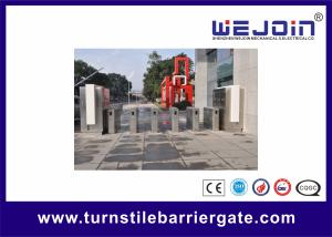 Wholesale 600mm Wing Adjustable Pedestrian Turnstile Gate / Automatic Swing Gate Turnstile from china suppliers