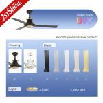 Indoor Lighting And Air Cooling Dc Motor Led Modern 6 Speeds Abs Ceiling Fan