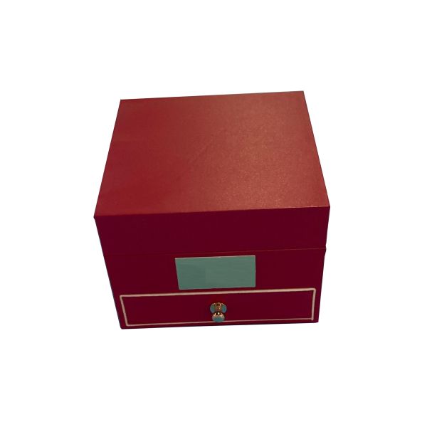 Wholesale Customized Luxury Double-Deck Drawer Hardcover Gift Packaging Box Jewelry Packaging Box for Valentine′s Day