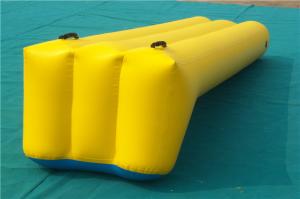 Wholesale Playing Center Inflatable Water Games Outdoor Bouncy Water Slides For Teens Yellow from china suppliers