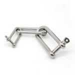 Galvanized Stainless Steel Key Pin Shackle 0.5mm-50mm D Shackle For Keys