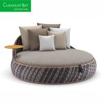 Customized Color Sun Lounger Round Lounger Waterproof Beach Chair Garden Daybed