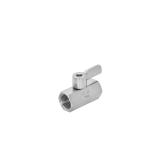 Media Oil and Gas Threaded Reduce Bore Mini Ball Valve with Stainless Steel