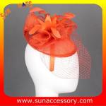 0920 hot sale fashion sinamay fascinators hats and caps with veil ,Fancy Sinamay