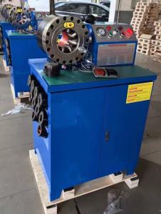 Wholesale 6-51mm Electric Power 220v/240v/380v/415v Rubber Hose Crimping Machine 600T Crimping Force With Size 860*640*1300 mm from china suppliers