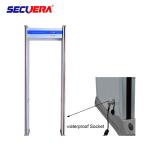 8 zones archway walk through metal detector door frame gate for security check