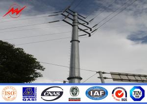 Wholesale 220kv Power Transmission Poles Galvanized Electric Steel Tubular from china suppliers