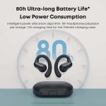 Langsdom 80H Playtime Open-Ear True Wireless Bluetooth Headphones with