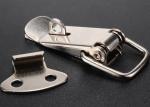 120kg Silver Tone Spring Loaded Hasp Catch Lock Buckle