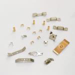 Switch Electrical CNC Stamping Parts Copper For Silver Contact Rivet