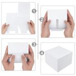 Folding Recyclable White Gift Packaging Kraft Paper Box For Candle Custom Logo