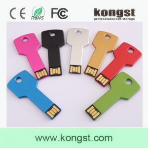Wholesale Kongst Key shape usb flash drive, metal key usb, promotional gift usb key from china suppliers