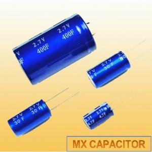 China UltraCapacitor 5.5V 0.1F Radial Dipped Super Capacitor,Radial Gold Capacitor on sale