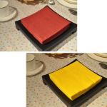 20 Count Luxury Cocktail Napkins , SGS 33x33cm Serviette Napkin Tissue
