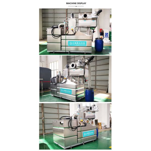 60m3/H Multifunctional Kitchen Food Oil Water Separator Environment Friendly