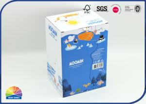 Wholesale Custom Gloss Laminate Virgin Kraft Corrugated Paper Square Box from china suppliers