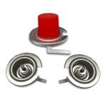 Buna Inner Gasket Butane Gas Cartridge Valve For Butane Fuel Canister
