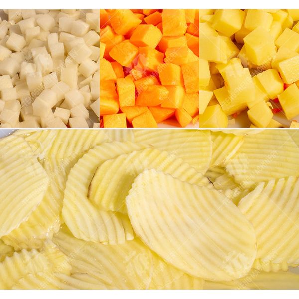 1.5KW 220/380V Multifunction Stainless Steel Carrot Slicer Machine TS-Q112A