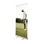 Easy Carry Retractable Trade Show Banners , Stable Retractable Pop Up Banner