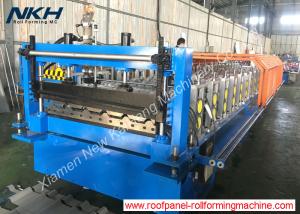 Wholesale High Effective Roof Panel Roll Forming Machine For 1000mm Cover Width from china suppliers