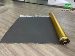 China Premium Gold Wood Flooring Underlayment Eco Silent Sound Underlayment 3mm 110kg/m3 on sale