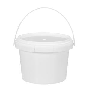 Wholesale 500ml Plastic Food Bucket With Handle for Liquid Honey Yogurt Popcorn Packing Container from china suppliers